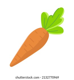 icono vegetal de zanahoria aislado