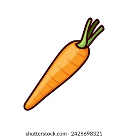 carrot vegetable icon Illustration Creative Design.