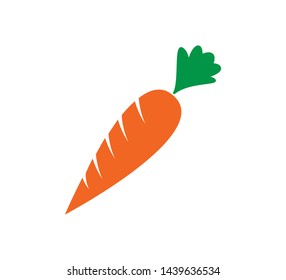 carrot vegetable icon vector 