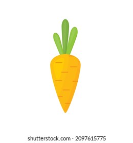 carrot vegetable icon -vector illustration