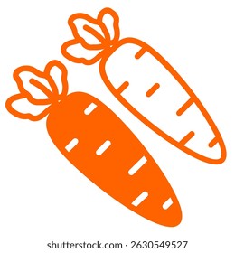 carrot vegetable image icon vector illustration design