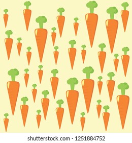 Carrot Vegetables Fruit Seamless
Pattren Modern Design