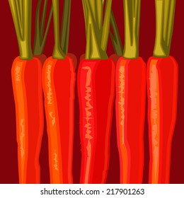 A lot of carrots