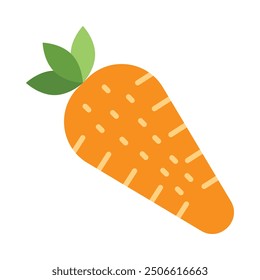 Carrots Flat Icon Design For Personal nad Commercial Use