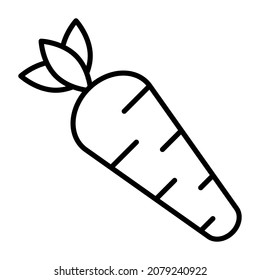 Carrots icon vector image. Can also be used for web apps, mobile apps and print media.