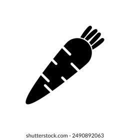 Carrots illustrated icon on background