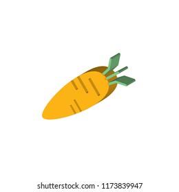 Carrots isometric left top view 3D icon