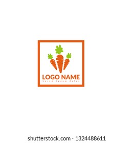 Carrots logo concept. Designed for your web site design, logo, app, UI.Carrots icon.three carrots logo.vegan icon