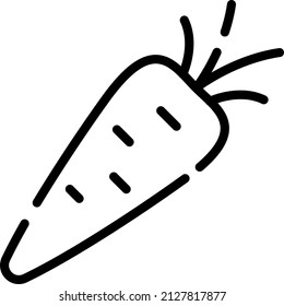 Carrots are long, thin, orange-coloured vegetables