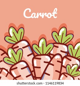 Carrots natural vegetables