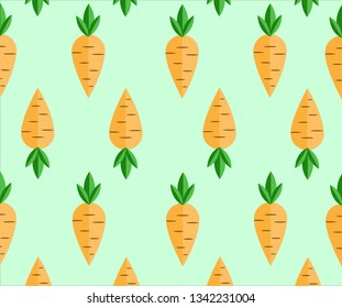 carrots on a green background