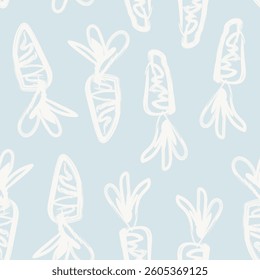Carrots Pastels seamless pattern design for fashion textiles, graphics, backgrounds and crafts