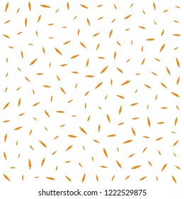 carrots pattern on white background