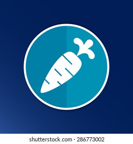 Carrots polygons trend logo icon vector style signs.