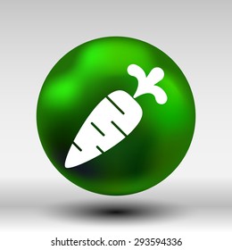 Carrots polygons trend logo icon vector style signs.