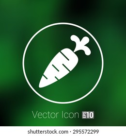 Carrots polygons trend logo icon vector style signs.