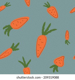 Carrots seamless pattern