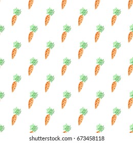 carrots seamless pattern for textile