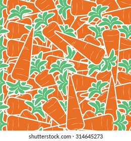 carrots vector background