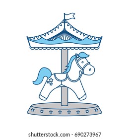 Carrousel circus cartoon