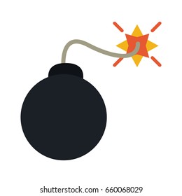 Carrtoon Bomb On Fire Stock Vector (Royalty Free) 660068029 | Shutterstock