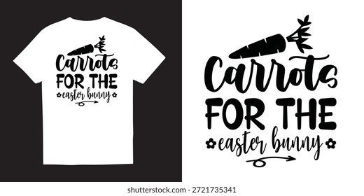 Karren für den Osterhasen glücklich T-Shirt Design | Frohe Ostern T-Shirt Design Idee | Ostern Designs Ostern Jagd Squad | Png - Kaninchen T-Shirt Design 