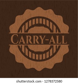 Carry-all wooden signboards