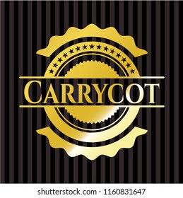 Carrycot gold emblem