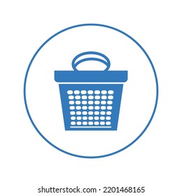 Carrying goods basket icon | Circle version icon |
