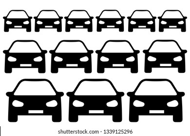 a lot of cars