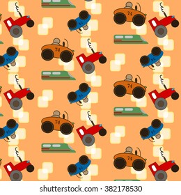 cars children's seamless background