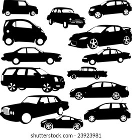 cars collection - vector