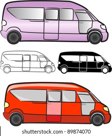 cars collection - vector