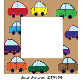 cars frame for children 