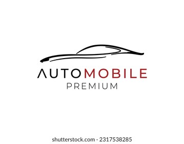 Cars garage, dealer, repair logo premium design concept.