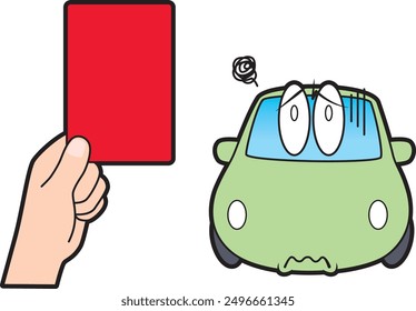 Cars given a red card