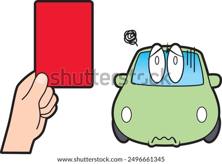 Cars given a red card
