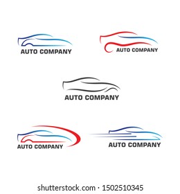 cars icon logo illustration vector template concept