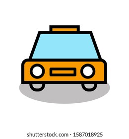 Cars icon series in flat colors style.vector eps 10
