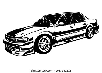 Cars icon set. Different vector car forms.