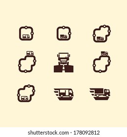 Cars icons. Vector format