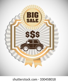 cars on sale design, vector illustration eps10 graphic 