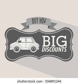 cars on sale design, vector illustration eps10 graphic 