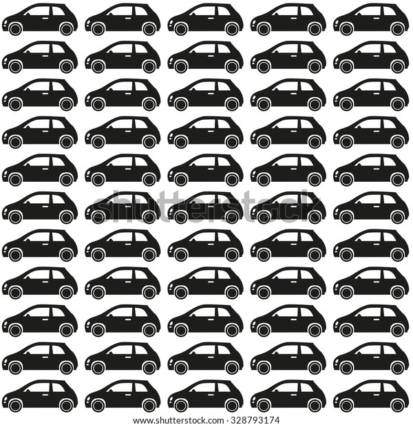 Cars Pattern Seamless Vector Pattern Template Stock Vector (royalty 