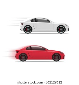 Fast Car Speed Vector & Photo (Free Trial)