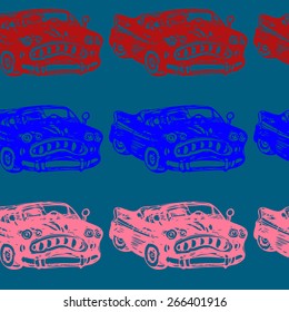cars seamless pattern