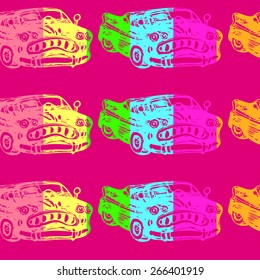 cars seamless pattern
