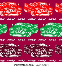 cars seamless pattern