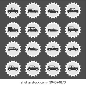 Cars simply  simply symbols for web and user interface