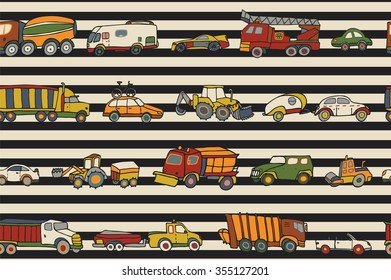Cars toy pattern